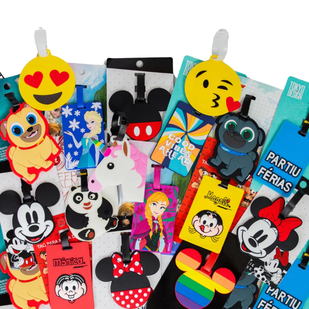 Tag de Identificação Personalizada de Bagagem Mochila Bolsa Viagem Mala