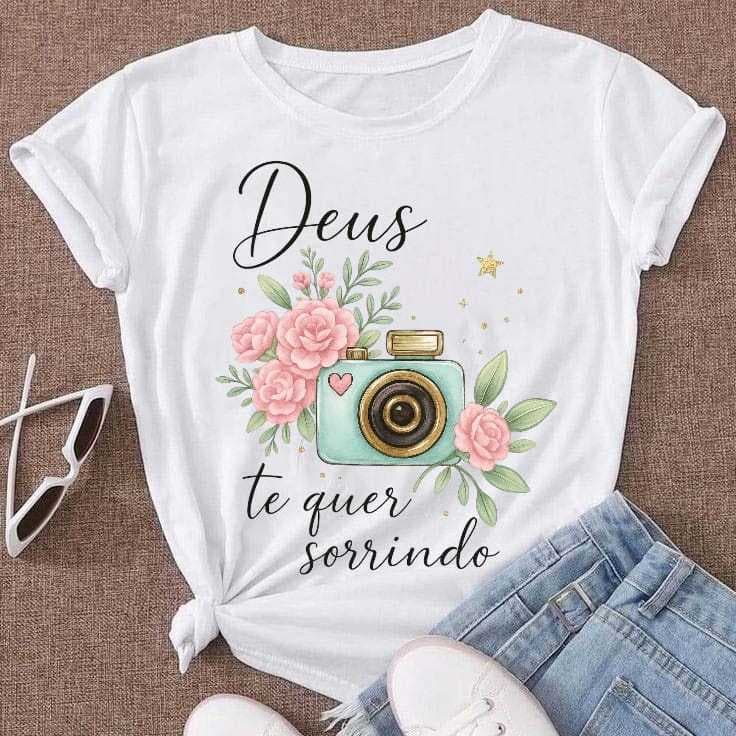 Camiseta Femina Blusa Gospel Evangélica