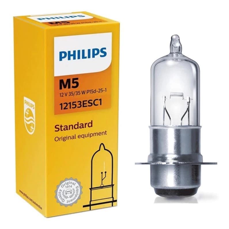 Lâmpada Farol M5 Phillips Biz 100/125 Bros 125/150 Neo