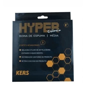 Boina de Espuma 6" Hyper Laranja (Refino) Kers