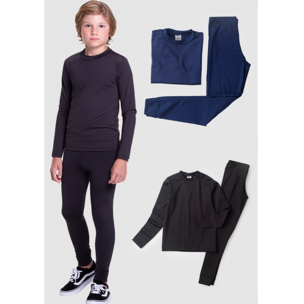 Kit 2 Conjuntos Infantil Térmicos Masculino