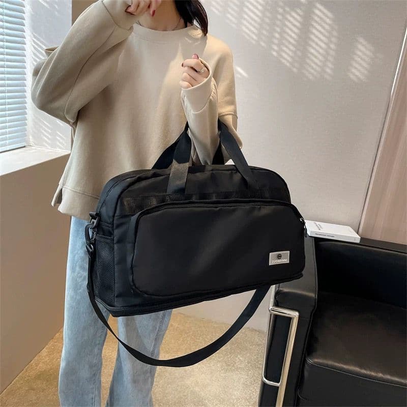 Bolsa Mochila Mala Expandível Maternidade Grande Capacidade À Prova D' Água De Academia De Viagem Fitness Esportiva#5832