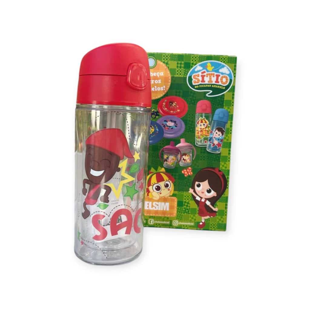 Garrafa de água Pop Saci 270ml Parede Dupla - Helsim