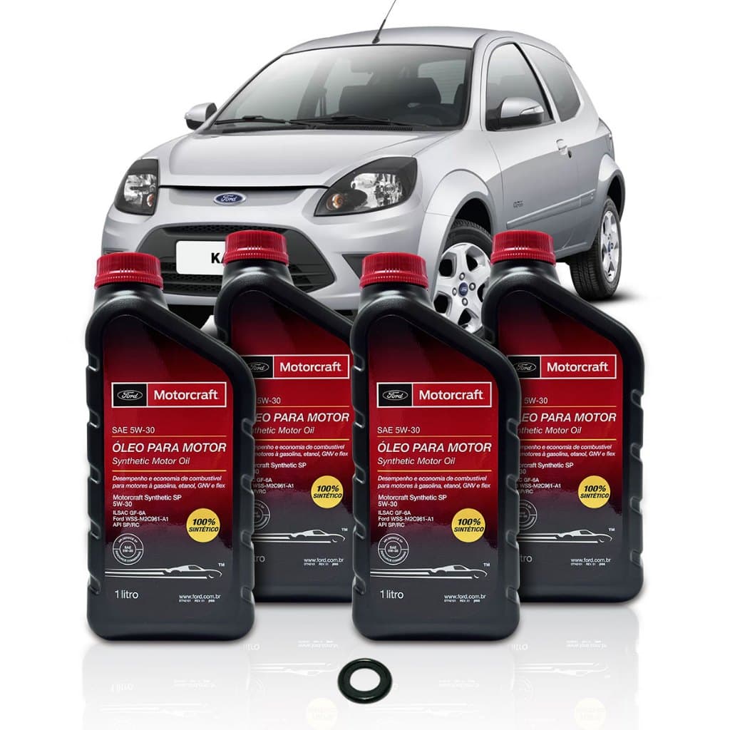 Kit Revisão Motorcraft 5w30 Ford Ka Zetec Rocam Flex 1.0 2008 2009 2010 2011 2012 2013