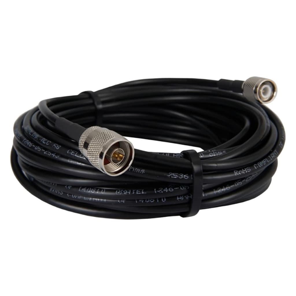 Cabo Descida 10 Metros Rg58 N Macho X Tnc P Amplimax Aquario