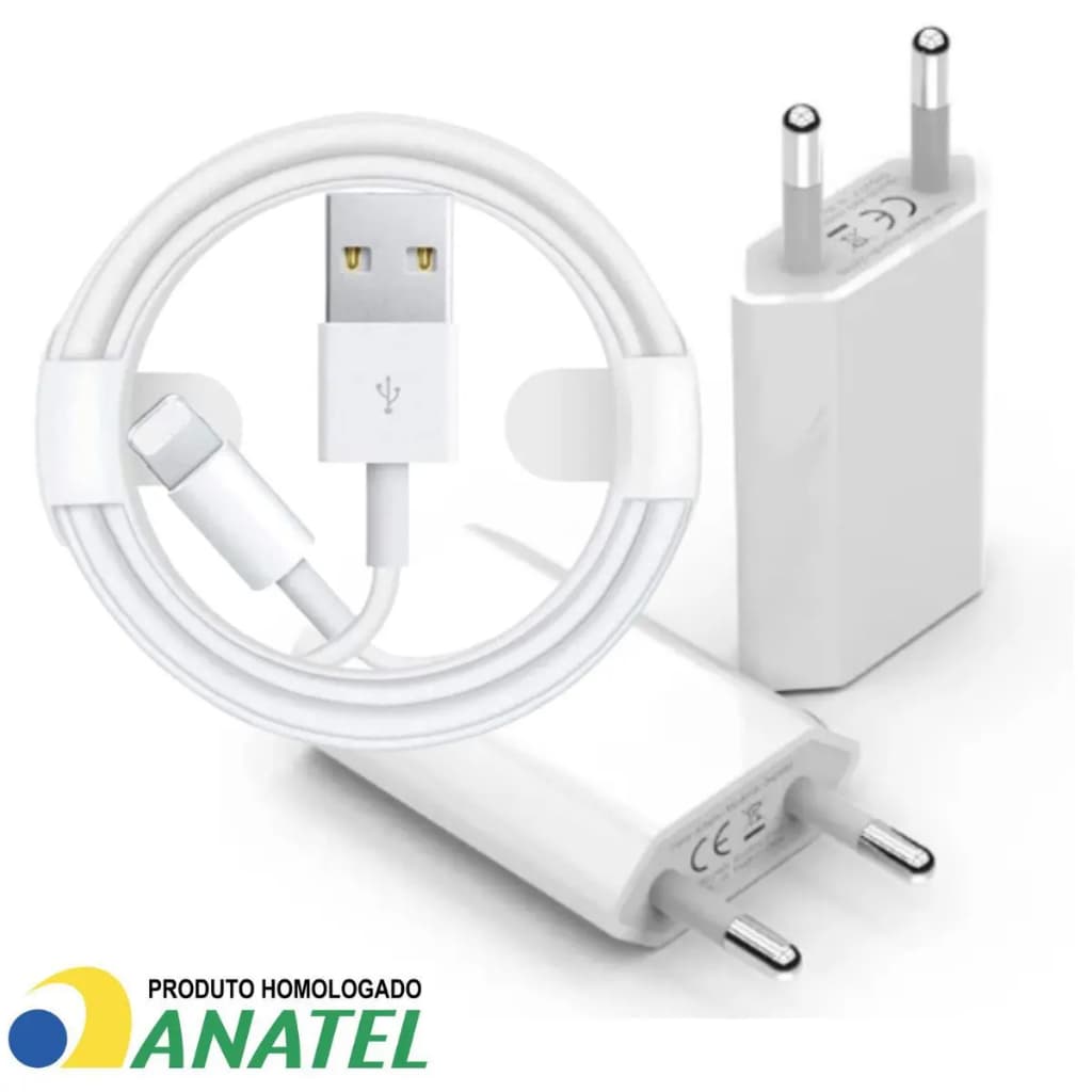 Kit Carregador Turbo Tipo-C Compatível iPhone XR 11 12 13 14 – Cabo + Fonte Rápida