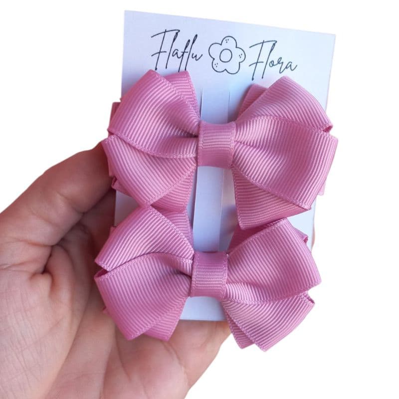 laços de cabelo infantil parzinho ( Terracota, Rose , verde olivia ) + de 23 cores