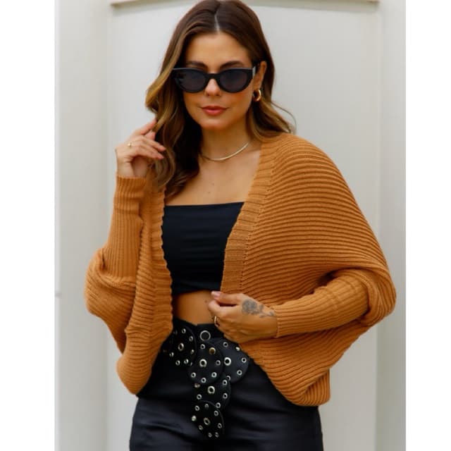 Casulo Capa Poncho Casaco Xale Tricot Sobrepor Grosso Estiloso