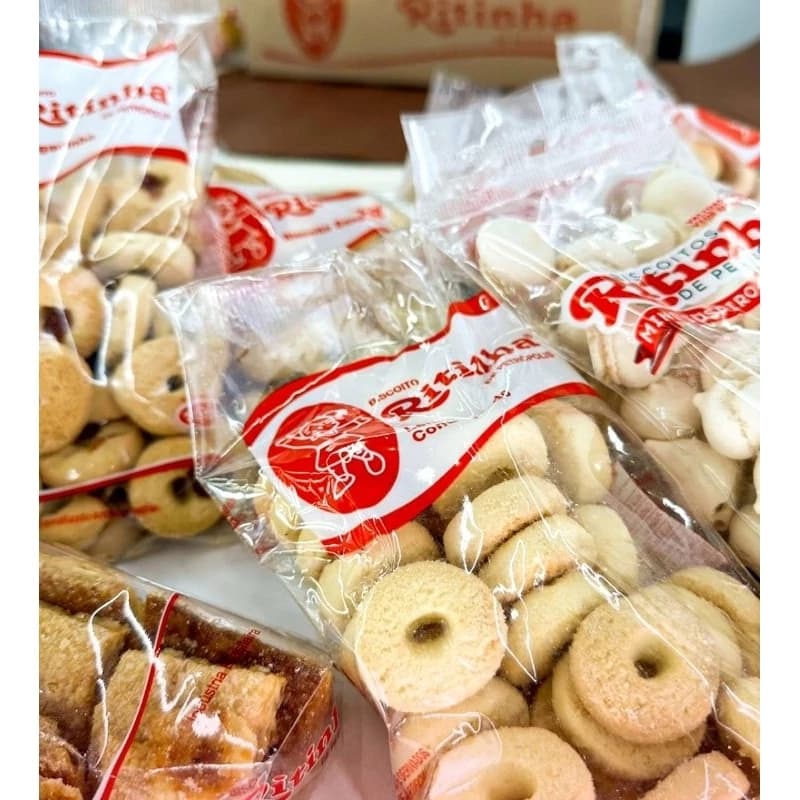 Kit com 10 pacotes de biscoitos amanteigados 150G SORTIDOS - direto da fábrica em Petrópolis