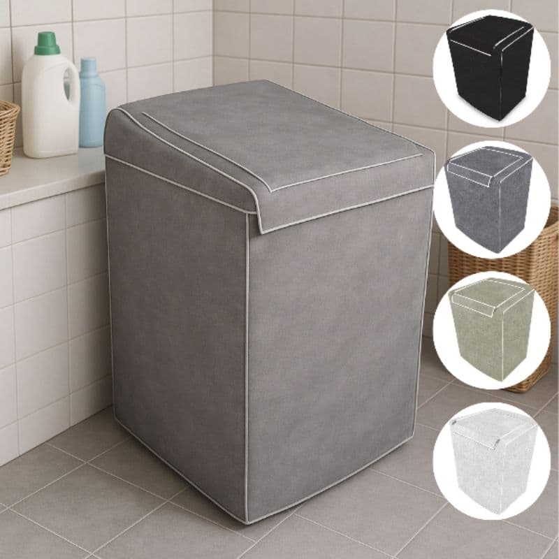 Capa Máquina Lavar Roupas Ziper Brastemp Electrolux Consul Colormarq 10 11 12 13 14 15 16 17 18kg