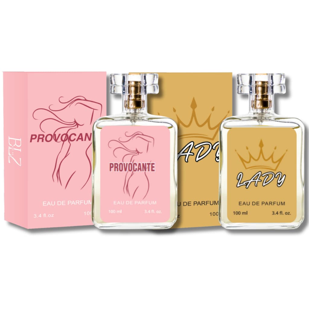Kit 02 Perfumes Femininos 100ml Ref Importada