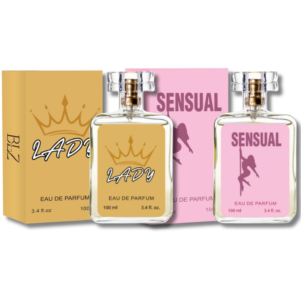 Kit 02 Perfumes Femininos 100ml Ref Importada