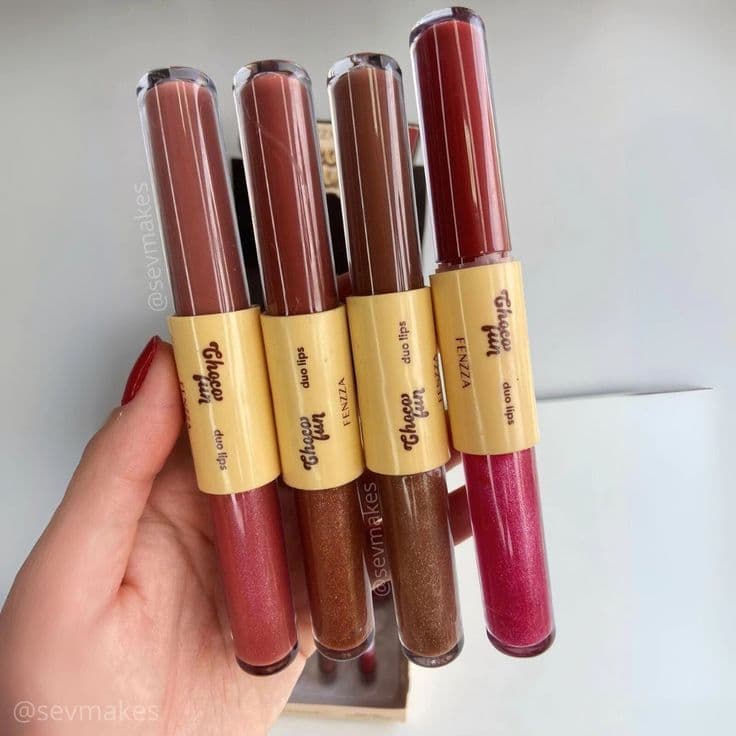 Duo Lips Batom + Gloss Choco fun (lançamento) - Fenzza