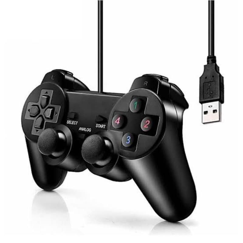 CONTROLE USB PARA PC – ESTILO PLAYSTATION
