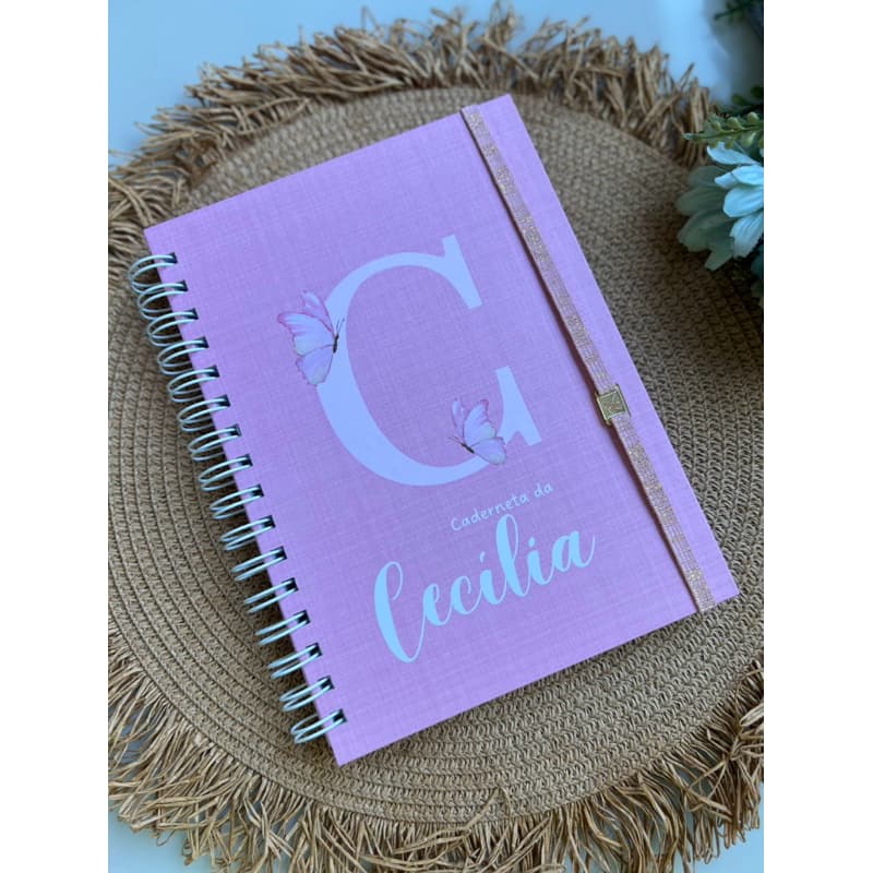 Caderneta de Saúde Personalizada com Elástico – Capa Dura