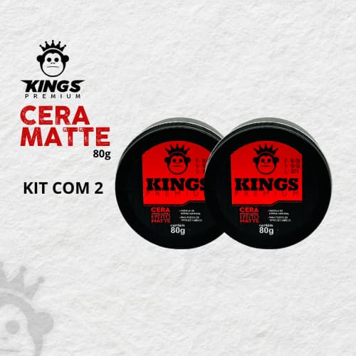 Kit 2 Cera Modeladora Capilar Efeito Seco 80g