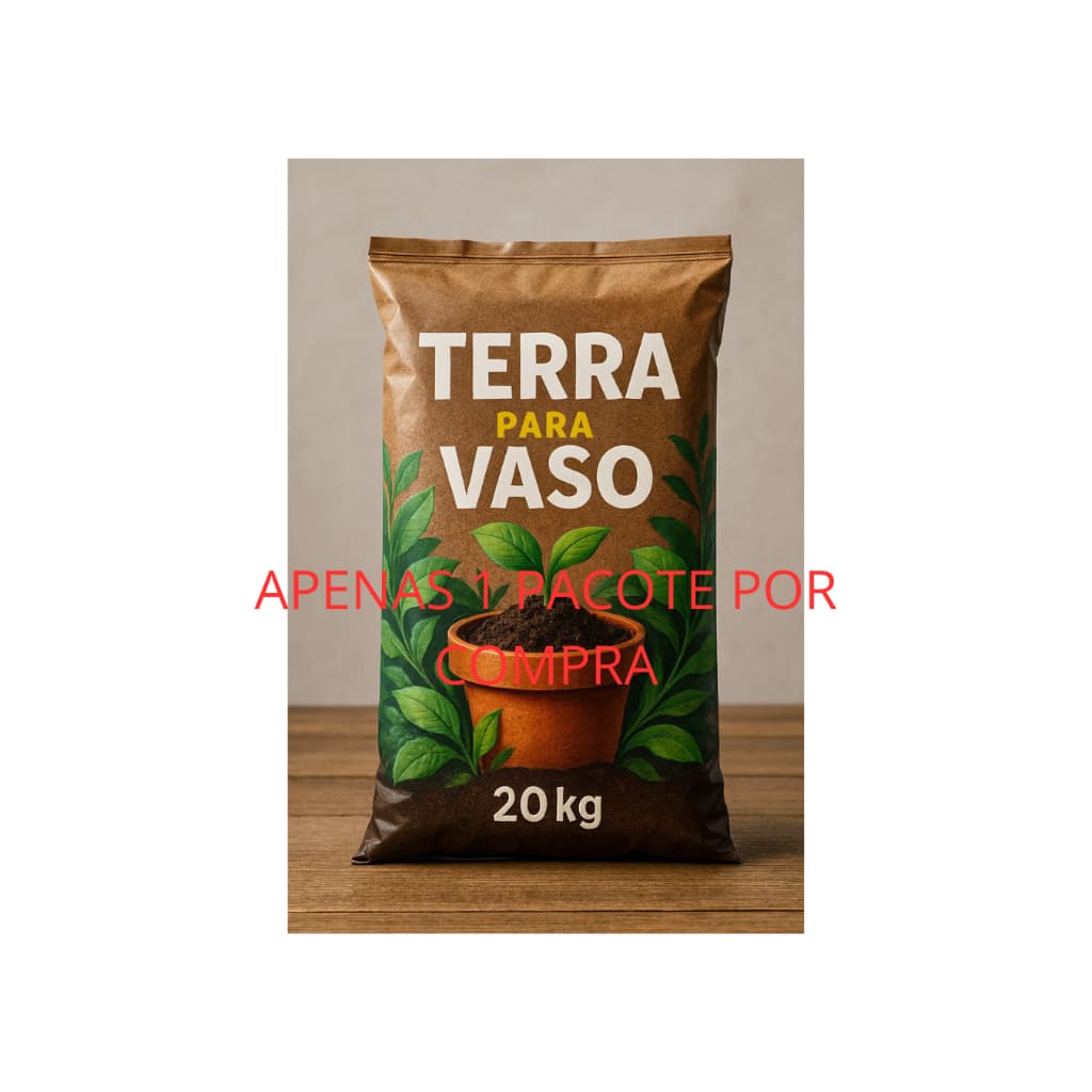 Terra Vegetal Adubada  2,5 A 20 Kilos Canteiros Jardins Vasos  Floreira envio imediato.