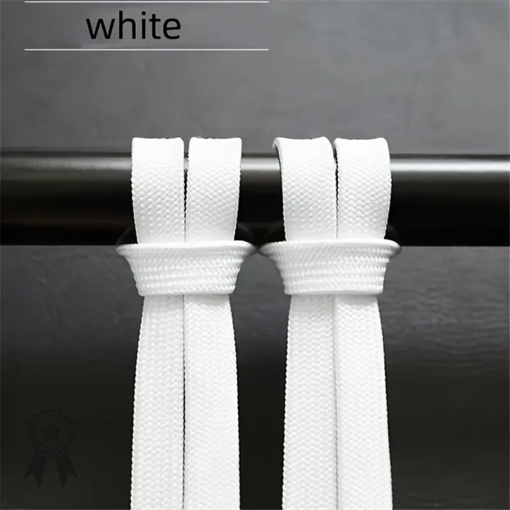 Par de Cadarços 120 cm 8 mm Trançado Esportivo e Casual – Reforçado, Não Desbota, Ultra Durável