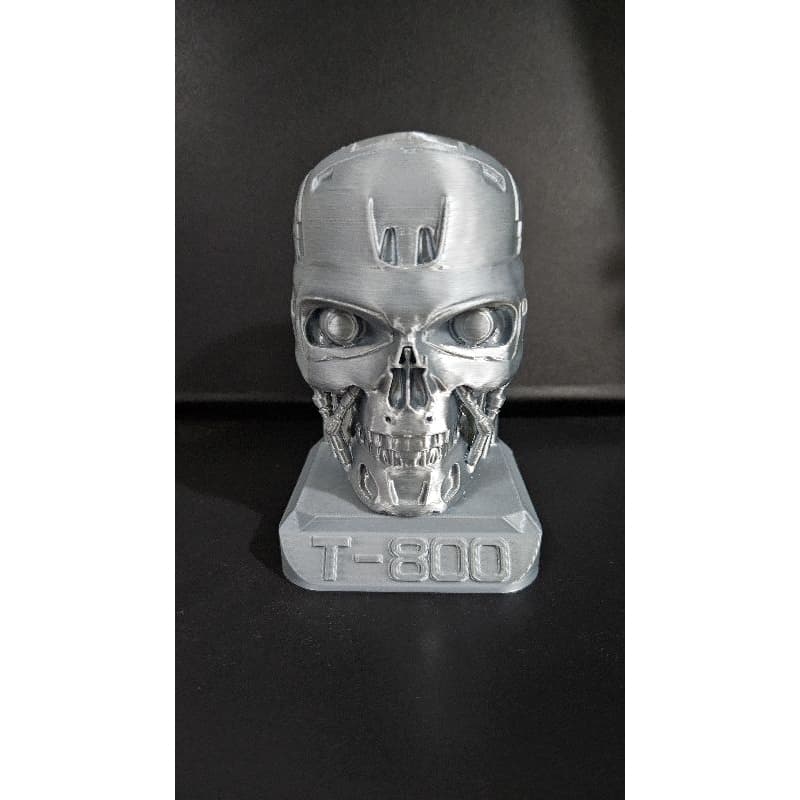 Cabeça T-800 Filme Exterminador do futuro