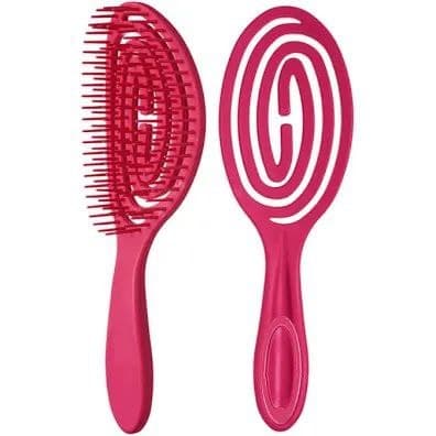 Escova Fashion Flex Oval Vazada Desembaraçadora - cores sortidas