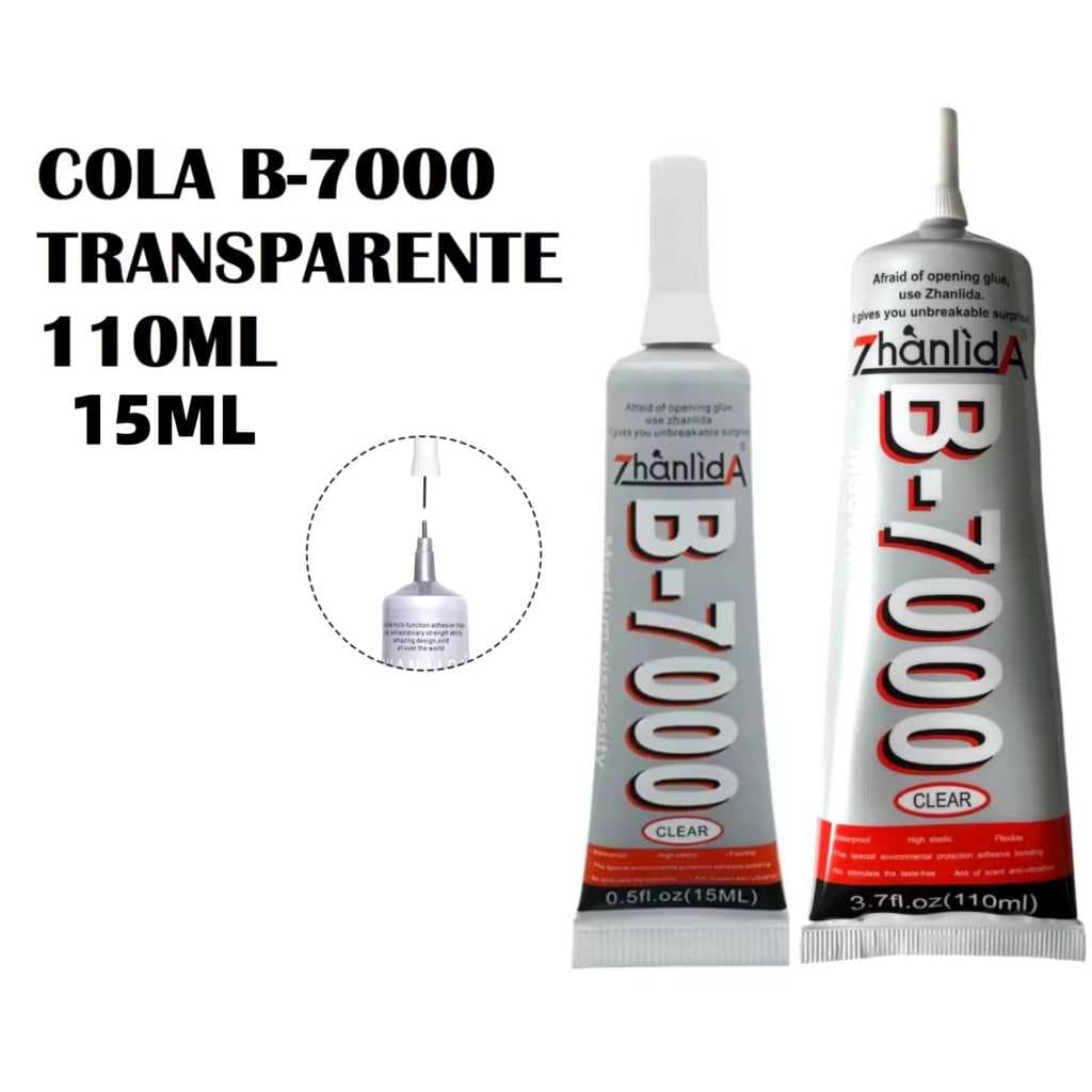 Cola Multiuso Manutenção Reparo Celular Zhanlida 15ml/110 ml B-7000