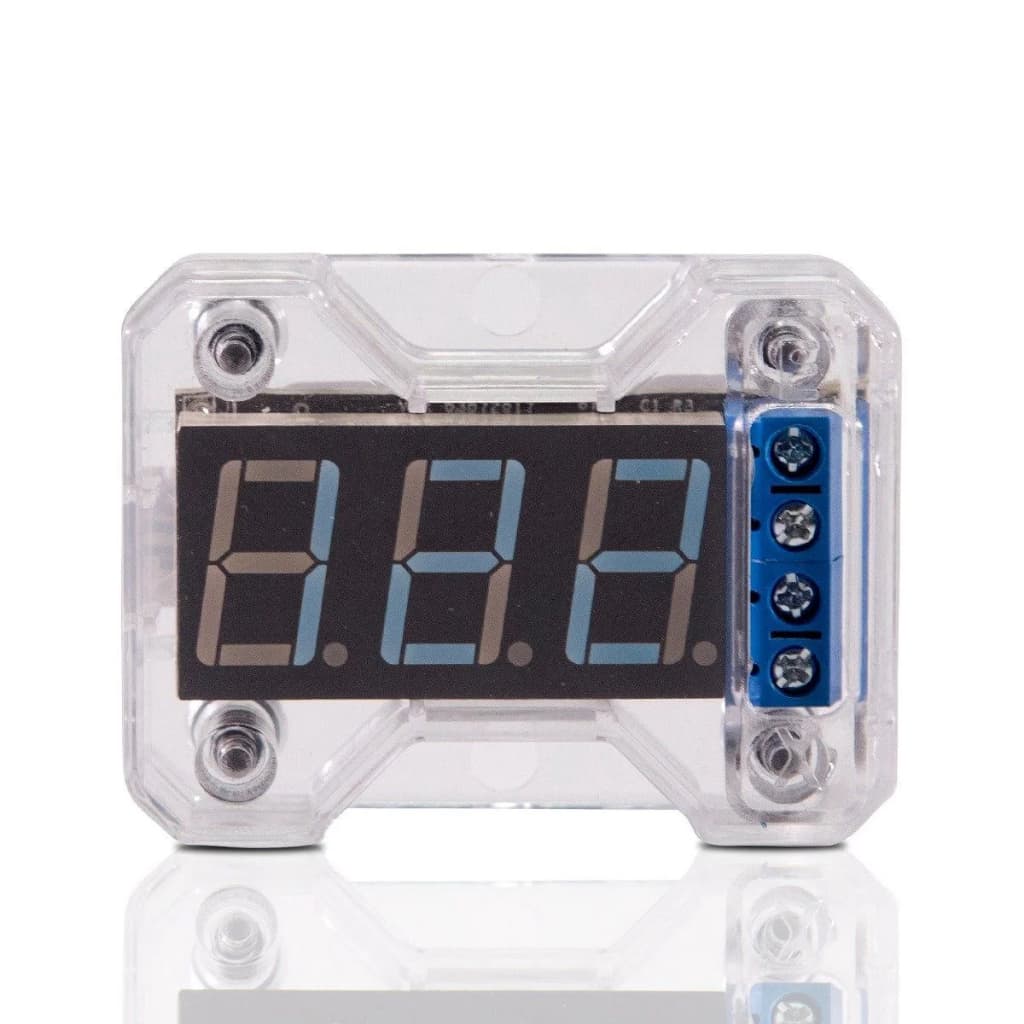 Voltímetro Digital Expert Vex 1.0 Som Automotivo Led Azul