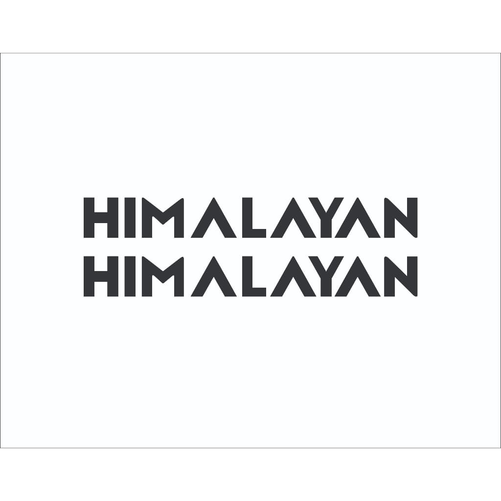 Par de Adesivos escrita HIMALAYAN