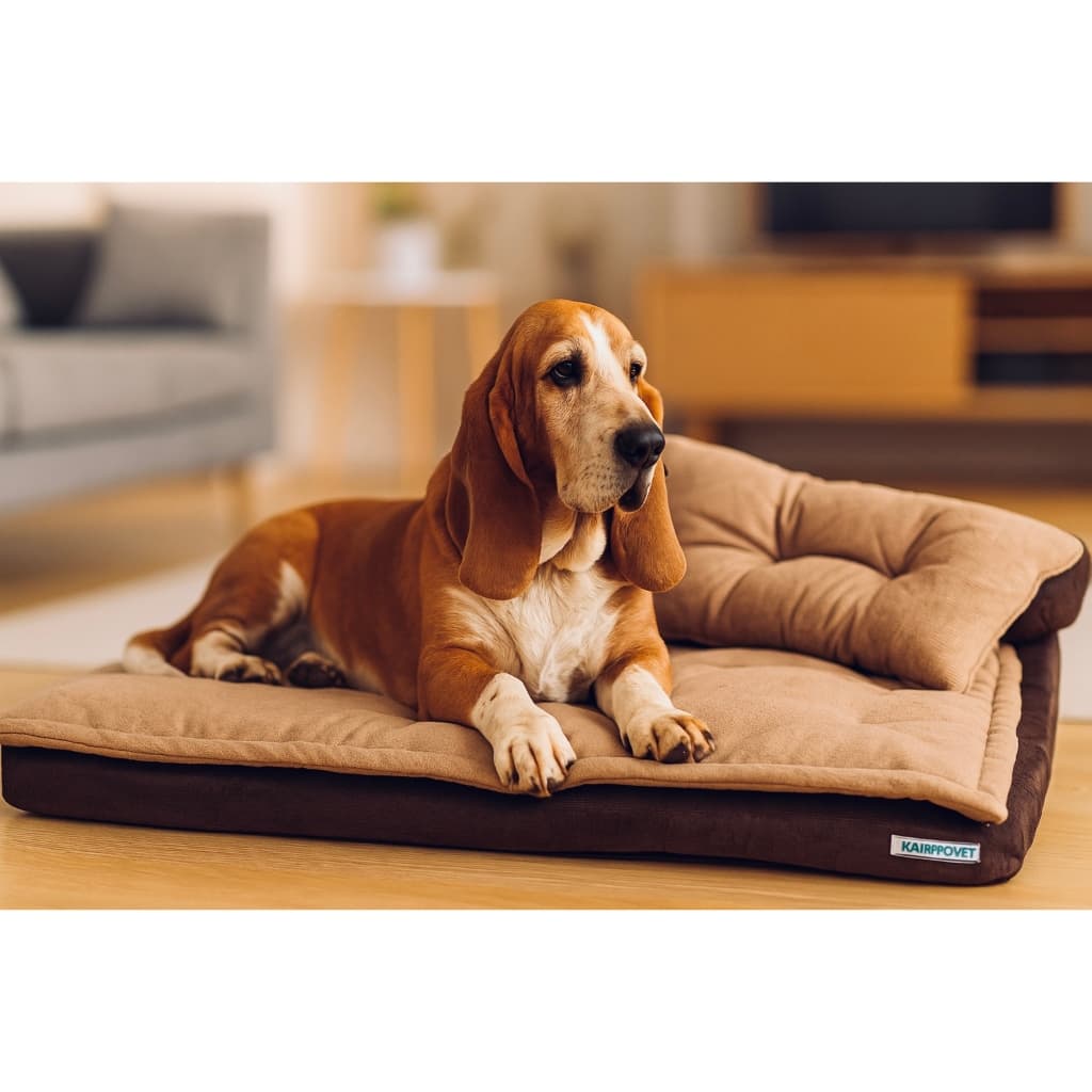 Colchonete Pet Luxo Futon Com Pillow Top Caminha Tamanho Gg Casinha Cachorro