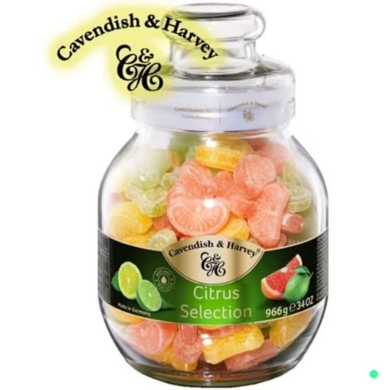 balas alemãs Cavendish 966gr citrus selection envio imediato pronta entrega