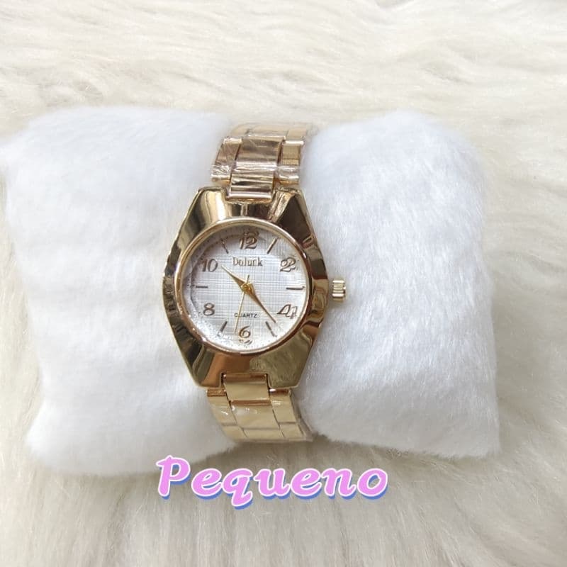 Relógio feminino mini pequeno,diâmetro do mostrador 25 mm