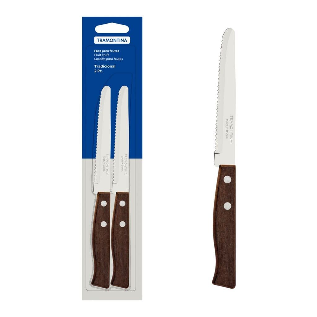 Faca Para Frutas Madeira Natural 2 Peças - Tramontina