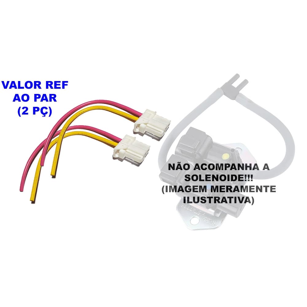 plug conector chicote da solenoide de tração 4x4 pajero sport 2.5 3.0 3.5 3.8 l200 outdoor 2.5 l200 sport