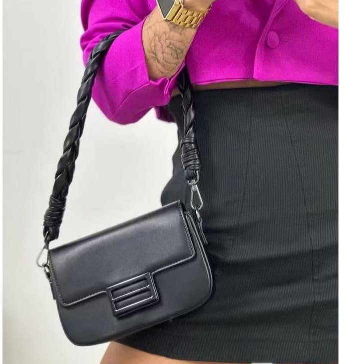 Bolsa de ombro da moda para mulheres, duas alças, adequada para muitas ocasiões