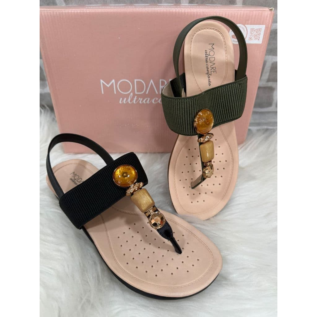 Sandalia Feminina Modare Ultraconforto ORIGINAL Casual Rasteira Predarias