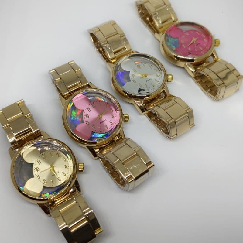 Relógio feminino MICKEY e  MINNIE quartz