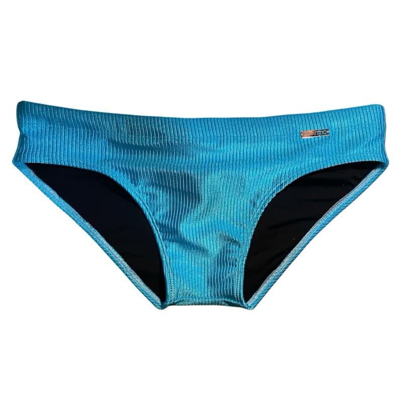 Sunga Masculina Slim Azul Tifany Canelada Santtic