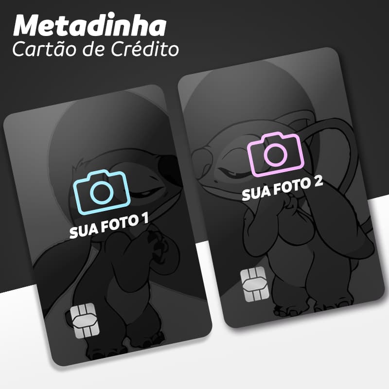 Película Adesiva para Cartão Metadinha Casal, Amor, Namorados, Presente – Skin Card