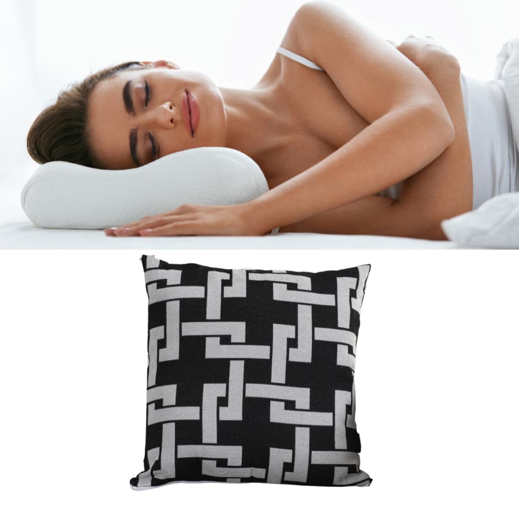 Capa de Almofada Grécia 45x45 cm Dupla Face com Zíper | Decoração Sofisticada e Personalizada