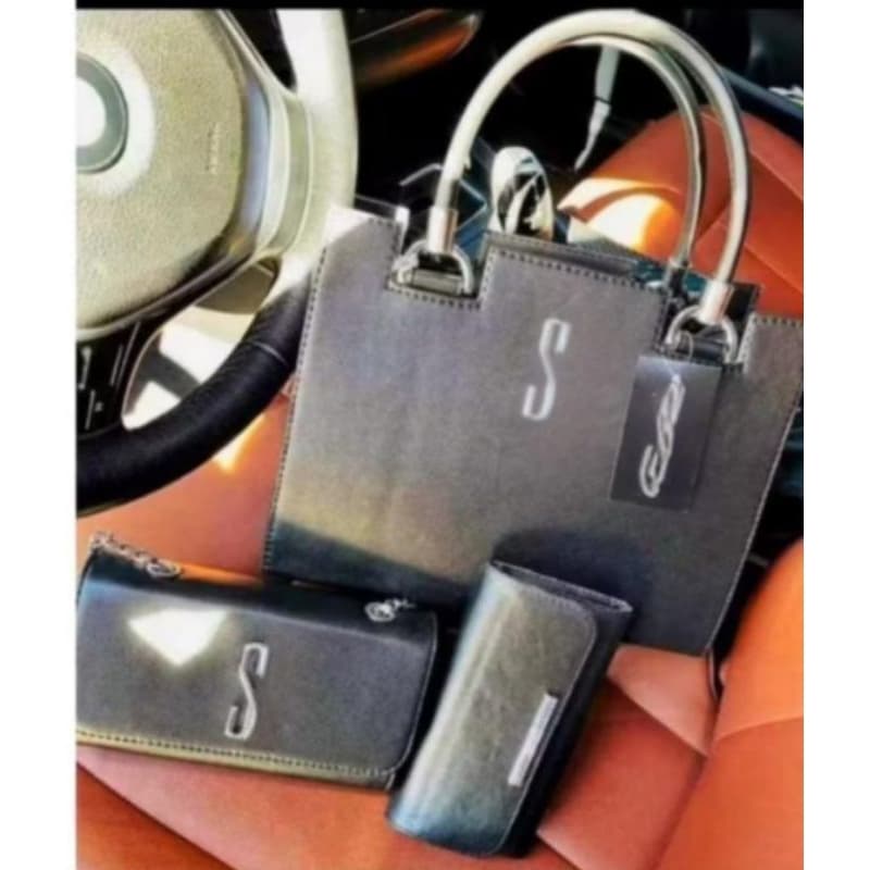 kit Bolsas femininas 3 peças, bolsinha+ carteira +alça transversal