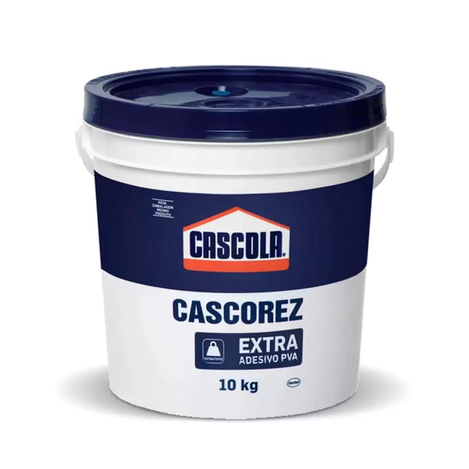 Cola Liquida Cascorez Cola Branca 10 Kg  Branco