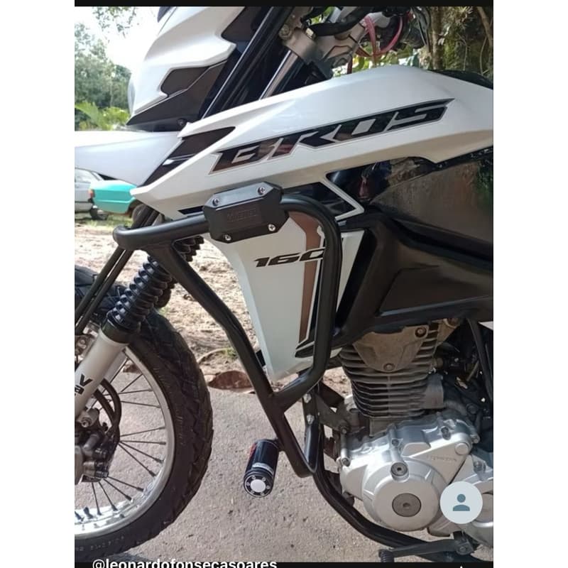 Protetor Mata Cachorro Carenagem Bros 150 160 Com  até 2024