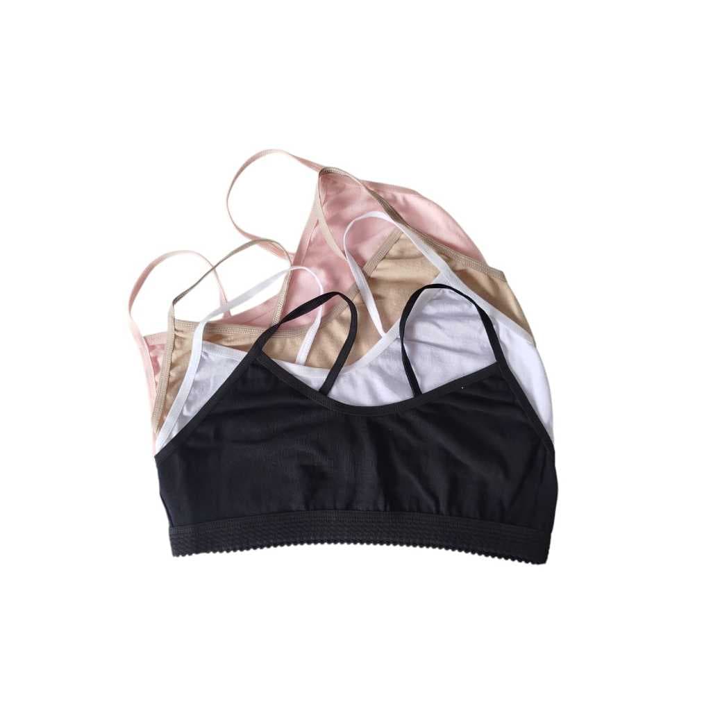 kit 5 top ADULTO cotton alça fina confortável