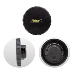 TAMPA DO OLEO DE MOTOR GM OMEGA/ SILVERADO 4.1 6 CIL. 97/01 A20/ C20/ D20 4.1 6 CIL.96/96 (REDONDA PRETA)