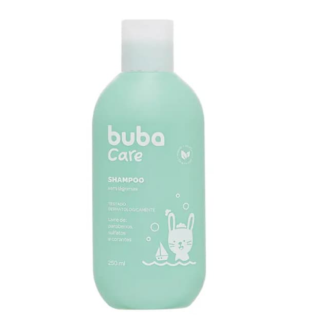 Shampoo Bebe Infantil Sam lágrimas Buba Care 250ml