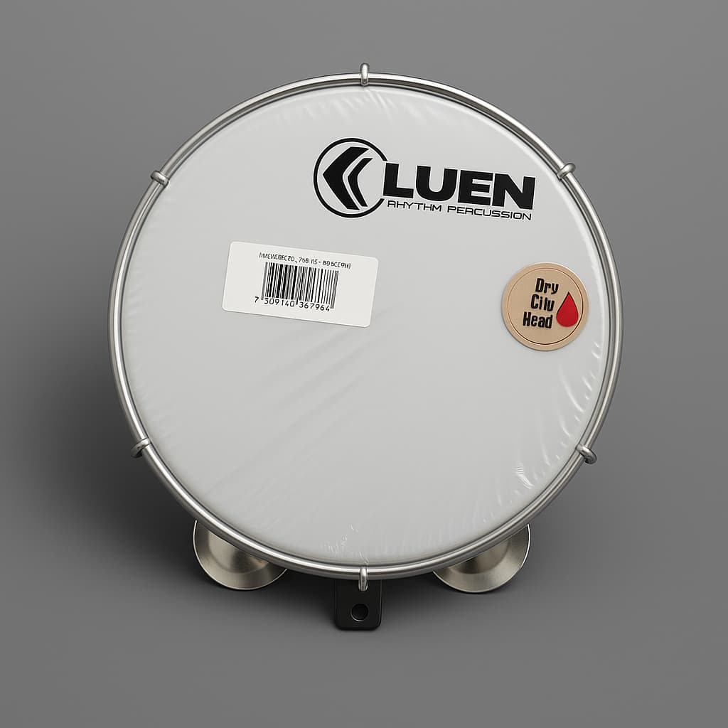 Pandeiro 10" ABS Preto Luen
