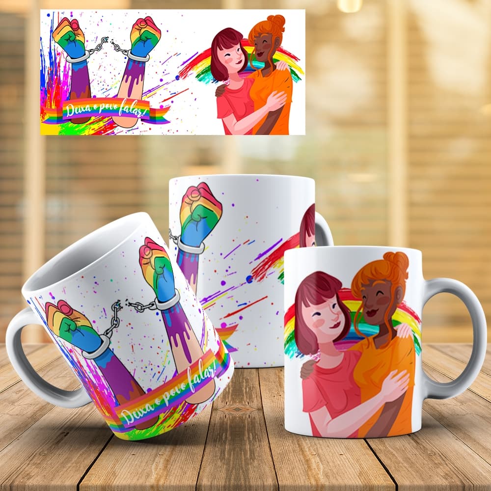 Caneca Amor LGBT Personalizada