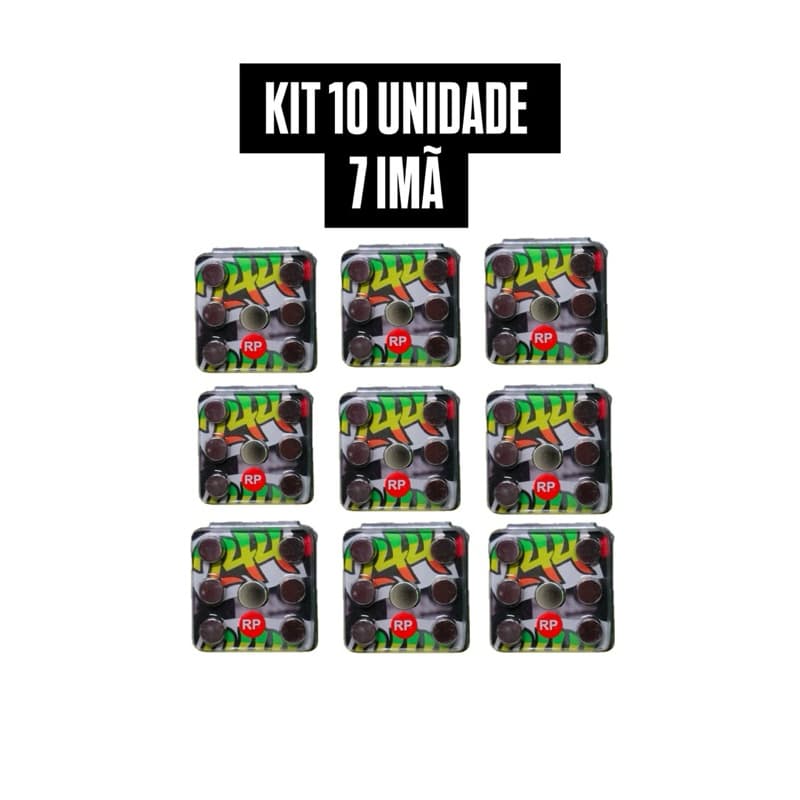 Suporte Celular Magnético 7 Imã Para Moto ( KIT 10 UNIDADE )
