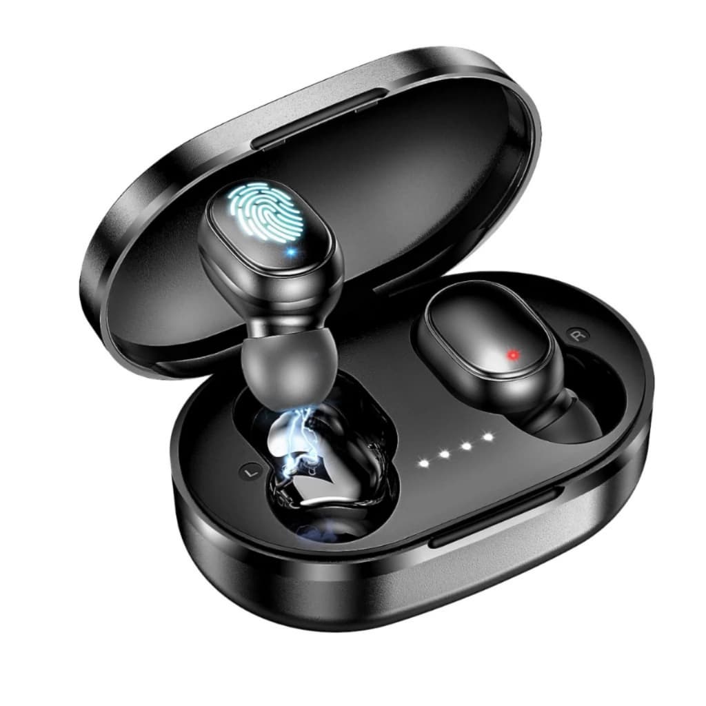 Fone de Ouvido Sem Fio A6S TWS Bluetooth 5.0 - Estéreo, Compacto e Confortável