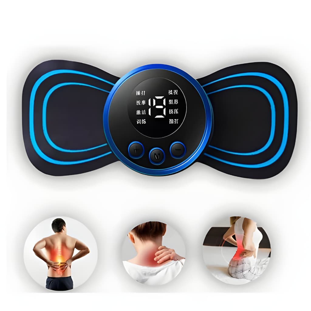 Mini Massageador Elétrico Portátil Cervical - Alivia Dores Corpo Pescoço