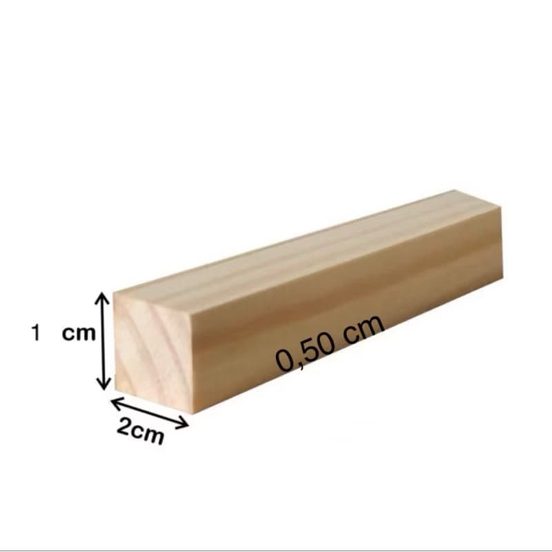 Kit 50 Ripas Madeira Pinus Para Artesanato quadros e molduras decorações 1x2x50cm